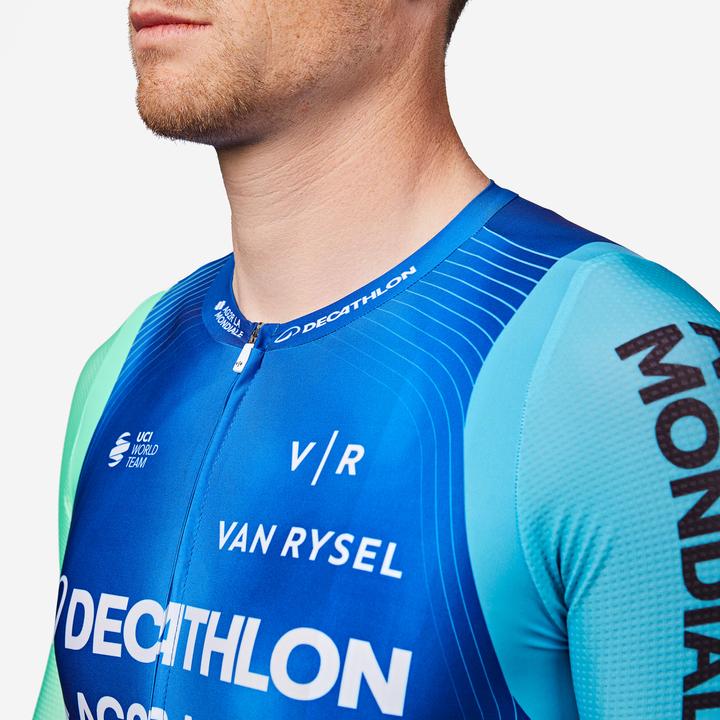 Actual product image Van rysel Road bike jersey RCR PRO official - DECATHLON AG2R La Mondiale (S)