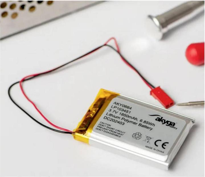 Produktbild Akyga LP753636 Akkupack x Spezial-Akku LiPo 3.7 V 1000 mAh (3.70 V, 1000 mAh)