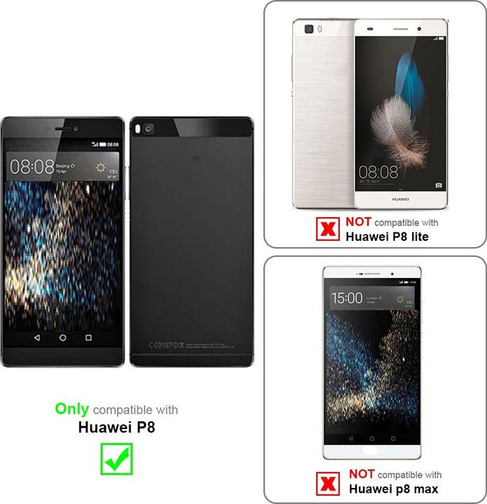 Produktbild Cadorabo Handykette für Huawei P8 Necklace Hülle mit verstellbarem Kordelband