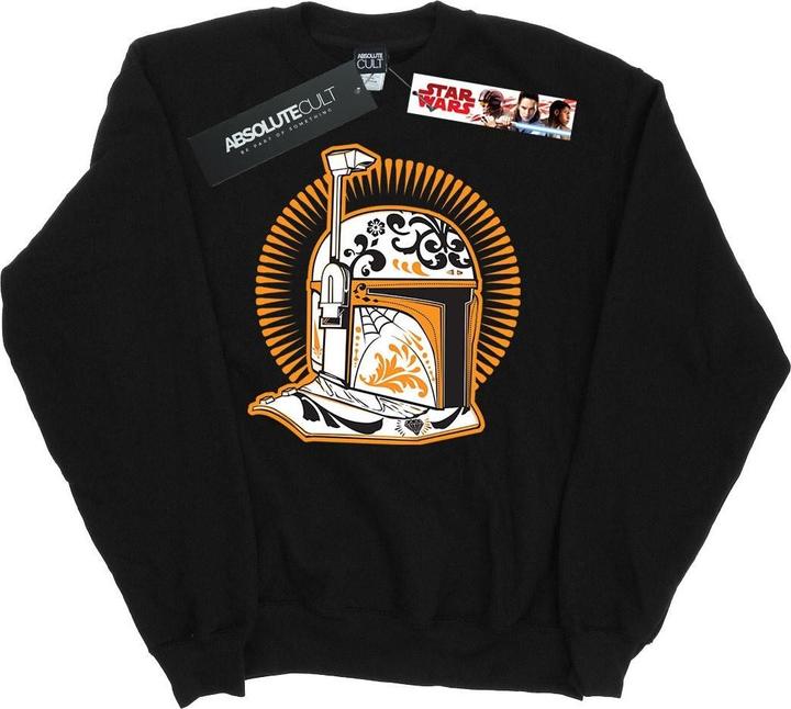 Star Wars Boba Fett Dia De Los Muertos Sweatshirt (3XL)