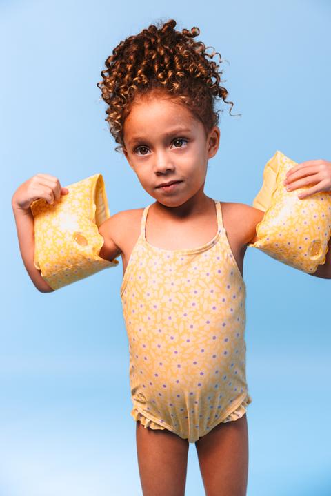 Produktbild Swim Essentials Badeanzug Mädchen 110/1 Yellow Flowers (110)