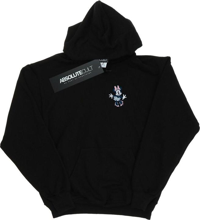 Actual product image Disney Womens/Ladies Minnie Mouse Dancing Chest Hoodie (S)