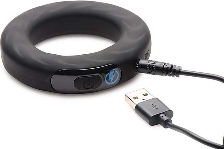 Image du produit Frisky Vibrant & E-Stim Cock Ring en silicone avec RC 50mm (8.50 cm)