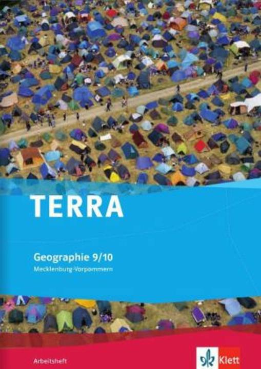 Actual product image TERRA Geographie für Mecklenburg-Vorpommern. Arbeitsheft 9./10. Klasse. Ausgabe für Gymnasien (German, Ernst Klett Publishers, 2014)