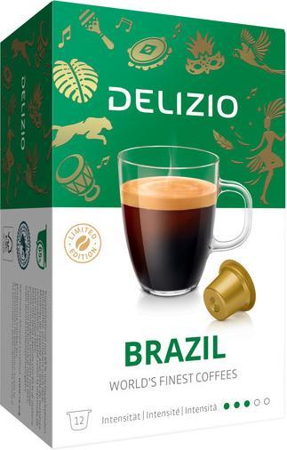 Produktbild Delizio World's Finest Coffee Brazil (12 x Port.)