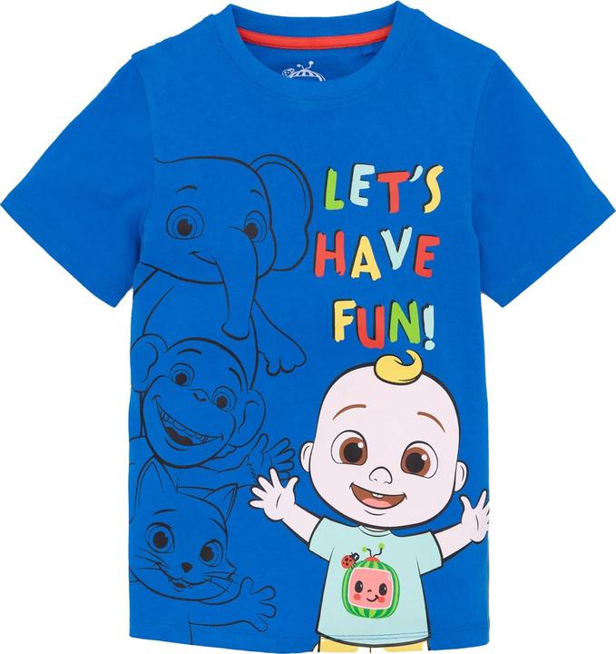Actual product image Cocomelon Boys Let's Have Fun! Short-Sleeved T-Shirt (92)