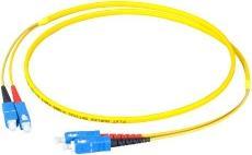 Produktbild EFB Elektronik Duplex Jumper SC-SC 9/125µ, OS2, LSZH, gelb, Flat Twin 3x5mm, 30m (UTP, CAT6, 30 m)