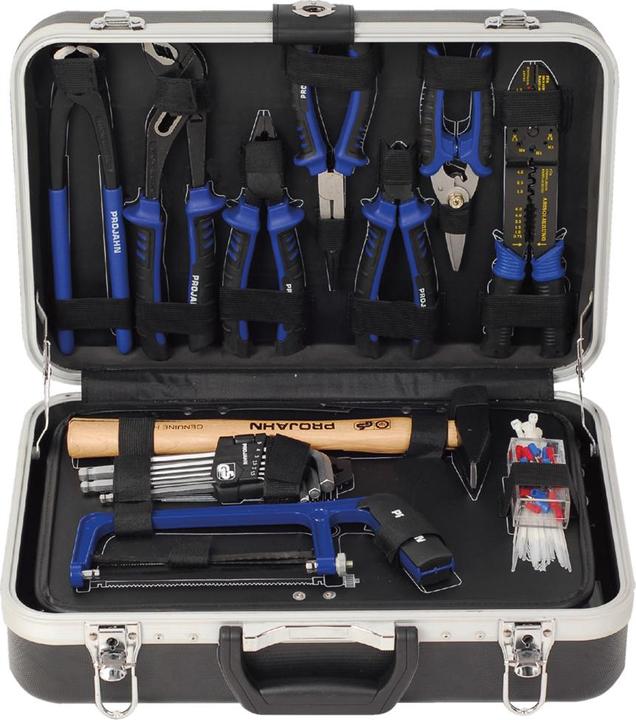 Projahn Coffret d'outils compact No. 8682 164 pces 3/8" proficraft, dans un coffret robuste en ABS (164 pièces)