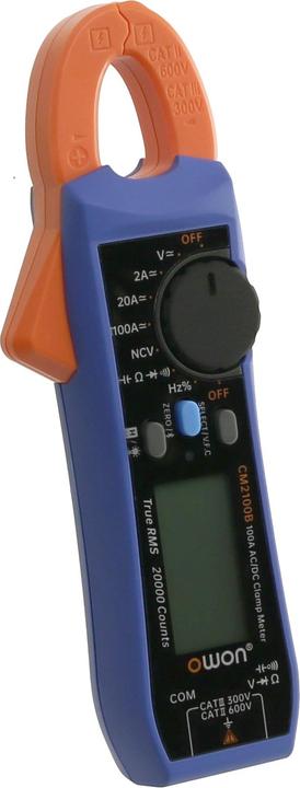 Actual product image Owon Stromzange CM2100B, Bluetooth, 100 A AC/ DC, True RMS