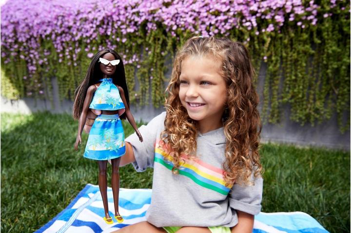 Produktbild Barbie Loves Puppe Meeres-Print Rock & Top