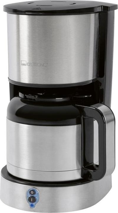 Produktbild Clatronic KA 3805 Kaffeemaschine silber, 8-10 Tassen