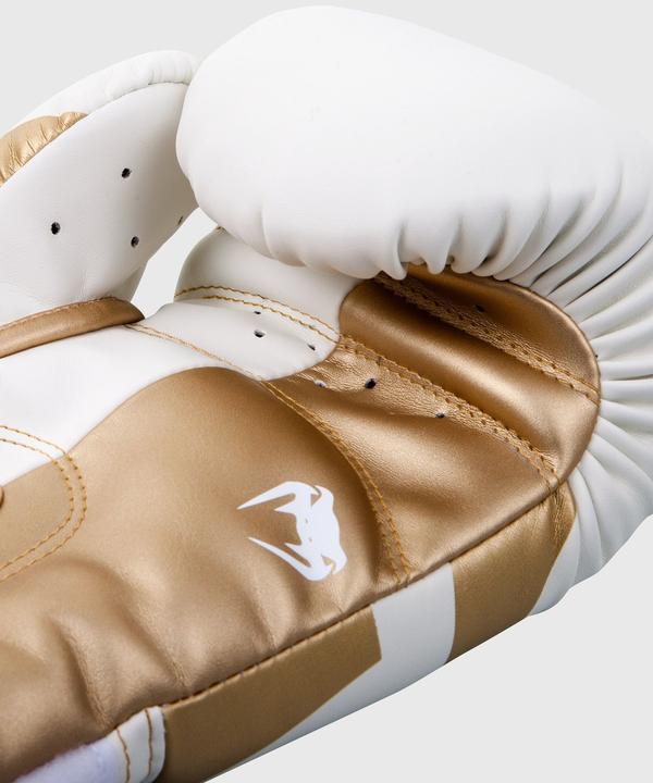 Immagine prodotto Venum Elite Boxhandschuhe Weiss/ Gold (8 OZ)