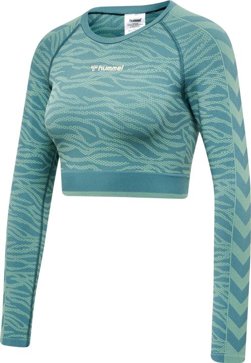 hummel Mt Saga Seamless Crop T-Shirt Ls
