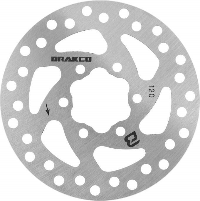 Brakco Disque de frein trottinette éléctrique (120 mm)