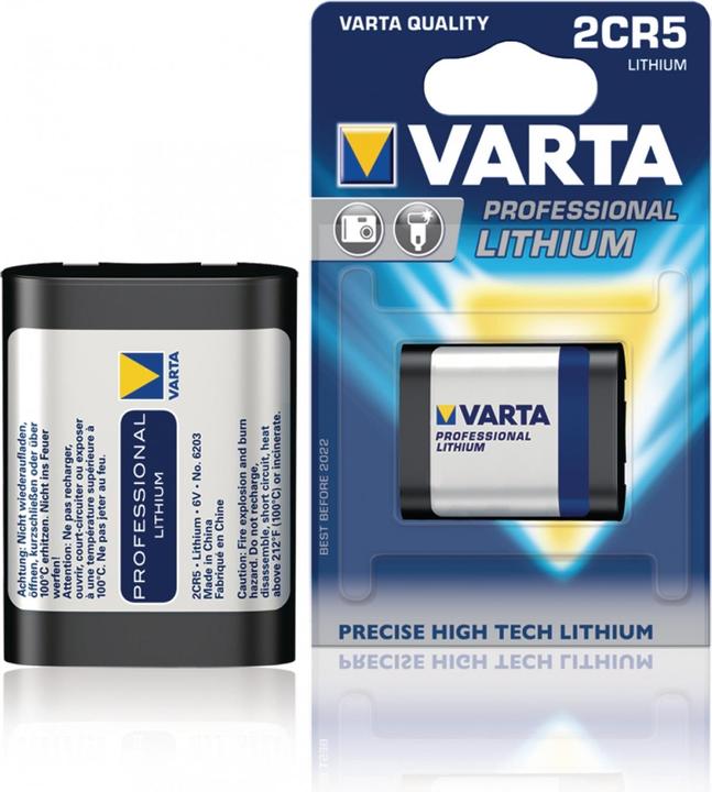 Actual product image Varta Photo Lithium (1 pcs., 2CR5, 1400 mAh)