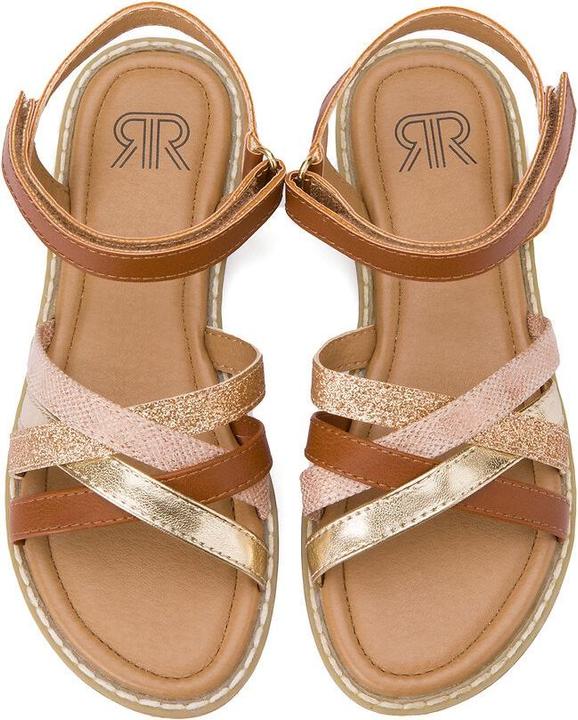 Actual product image La Redoute Collections Woven sandals with velcro straps (26)