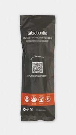 Actual product image Brabantia PerfectFit size H, 50l (10 x, 60 l)