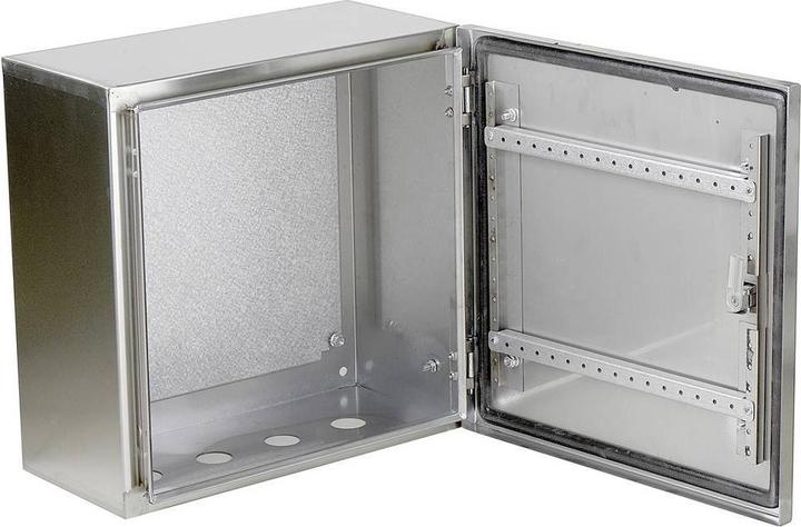 Produktbild Tru Components TC-SS404020 Schaltschrank 400 x 400 x 200 Edelstahl Lichtgrau 1 S