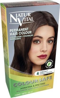 Produktbild Naturaleza Y Vida COLOURSAFE tinte permanente #4-castaño 150 ml (4)