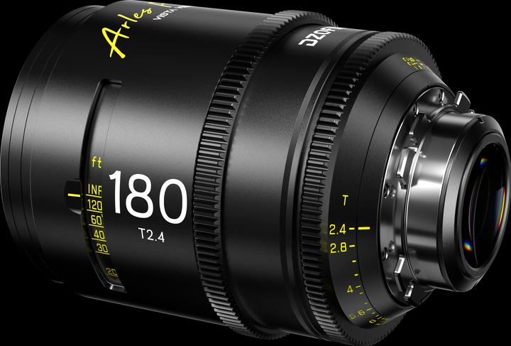 Actual product image Dzofilm Arles 180mm T2.4 FF/VV Prime Cine Lens for PL (metric) (PL)