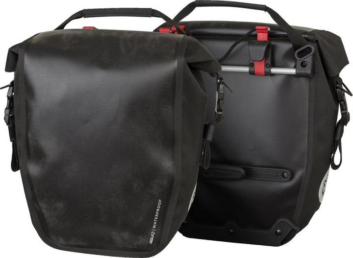 Agu sauber ein Fahrradbeutel Shelter Medium Set - Schwarz - 32 l - wasserdichte Fahrradbeutel - Leic (32 l, Gepäckträgertasche)