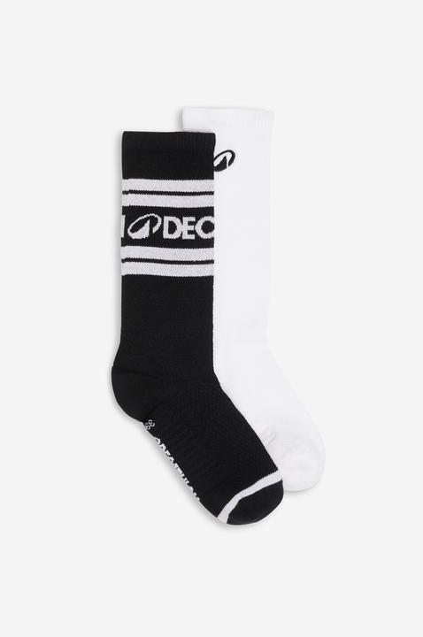 Image du produit Decathlon Chaussettes mid calf, noir et blanc, lot de 2 (39, 42)
