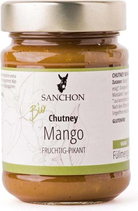 Actual product image Sanchon Chutney mango fruity spicy organic (200 g)