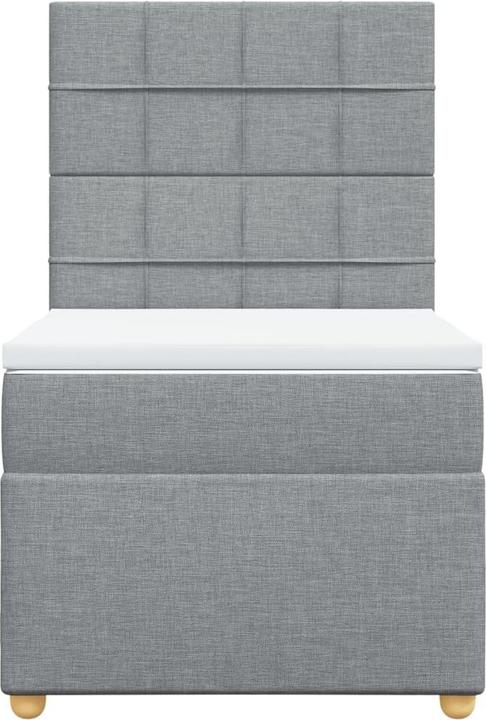 Immagine prodotto VidaXL Bo x letto a molle con materasso 90 x 190 cm in tessuto (90 x 190 cm, 90 x 190 cm)