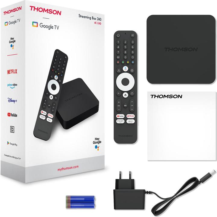 Actual product image Thomson Streaming BOX: 4K UHD Google TV (8 GB, iOS 12)