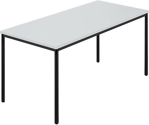 Actual product image kaiserkraft Rectangular table, plastic-coated round tube
