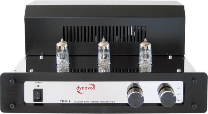 Actual product image Dynavox Tube preamplifier TPR1 chrome (Tube preamplifier)