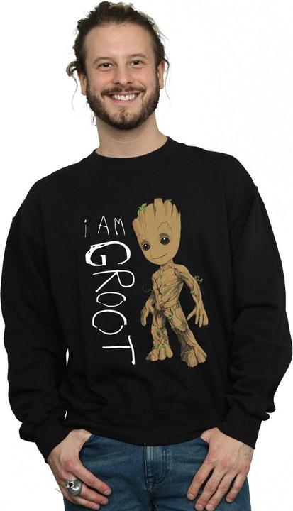 Image du produit - Sweat GUARDIANS OF THE GALAXY AM GROOT SCRIBBLES - Homme (S)