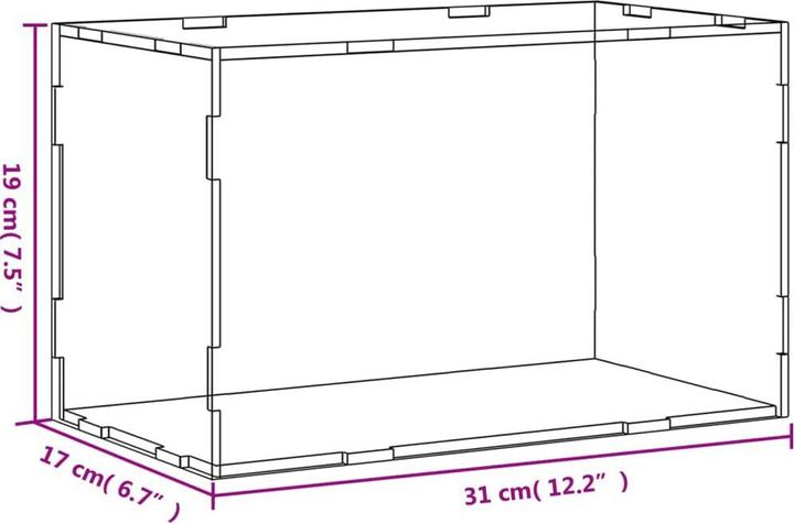 Produktbild VidaXL Jerrine (31 x 17 x 19 cm)