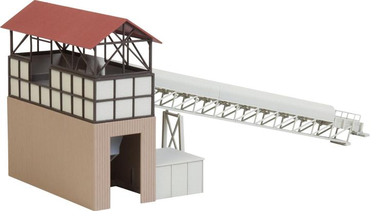 Image du produit Faller La gravière en plusieurs parties, composée d'un silo de stockage avec colombage d'acier pour l'entre