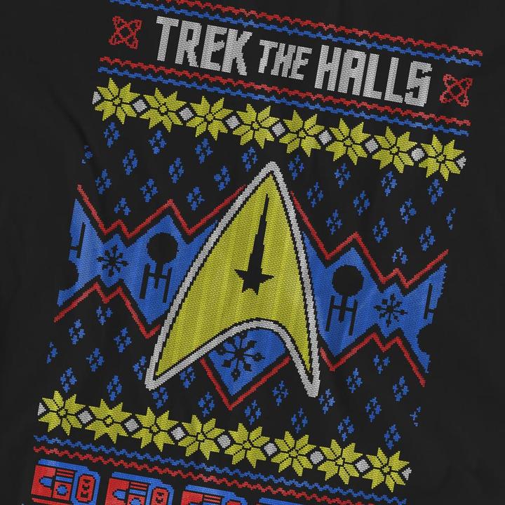 Immagine prodotto Trek the Halls Ugly Maglietta Natale Adulto Unisex (XL)