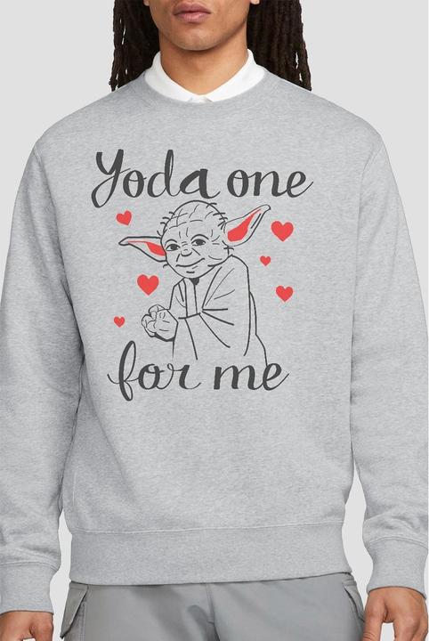 Produktbild Star Wars Yoda One For Me Sweatshirt Valentinstag (S)