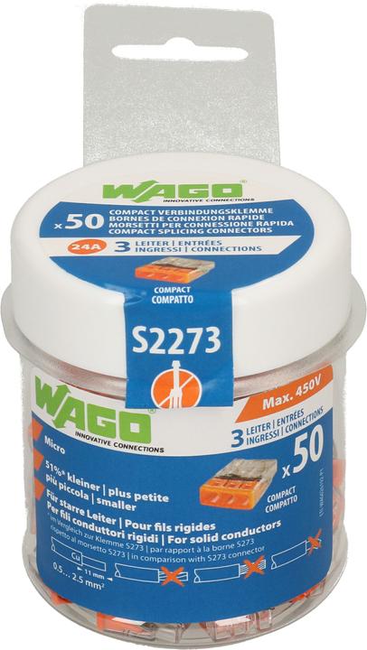 Image du produit Wago Terminaux 3 fils