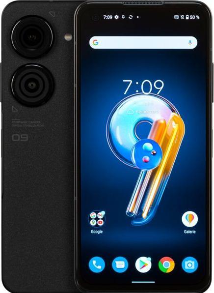 Produktbild ASUS Zenfone 9 (128 GB, Midnight Black, 5.92", Dual SIM, 50 Mpx, 5G)