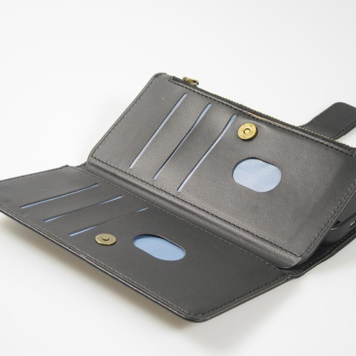 Immagine prodotto PhoneLook Fourre Etui portefeuille luxueux et sophistiqué en cuir avec aimant et compartiment à monnaie (Apple iPhone 15)