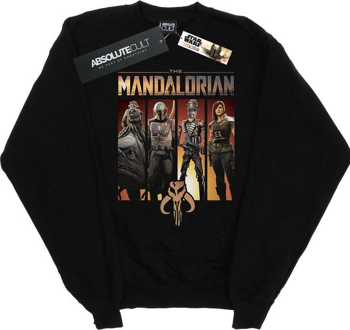 Immagine prodotto Star Wars The Mandalorian Character Lineup Felpa Uomo (XXL)