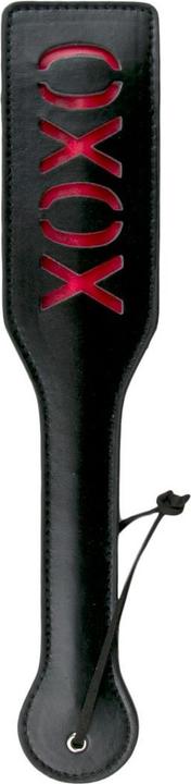 Image du produit Fetish Collection Zwarte Leren Paddle XOXO (pagaie noire)