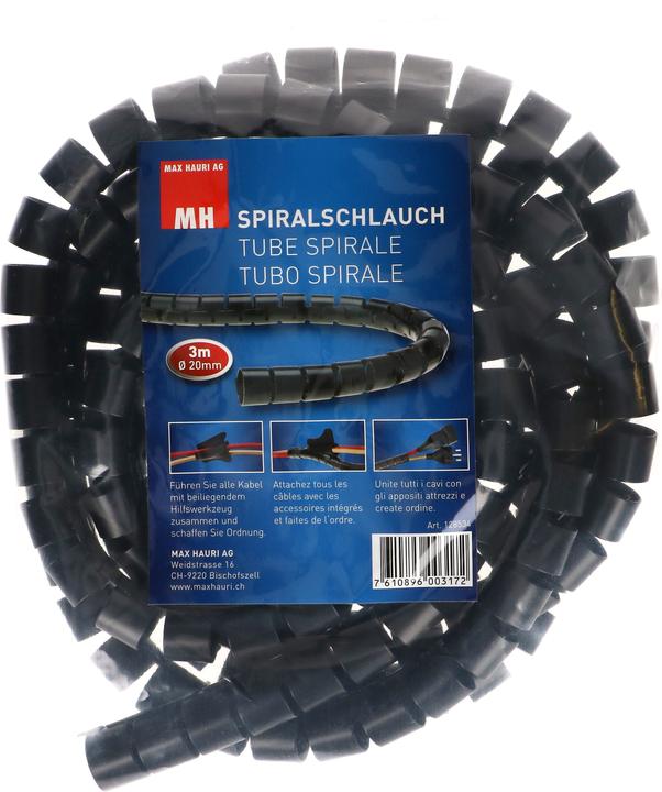 Actual product image Max Hauri Cable Home cable management set: small box + safety line + spiral conduit