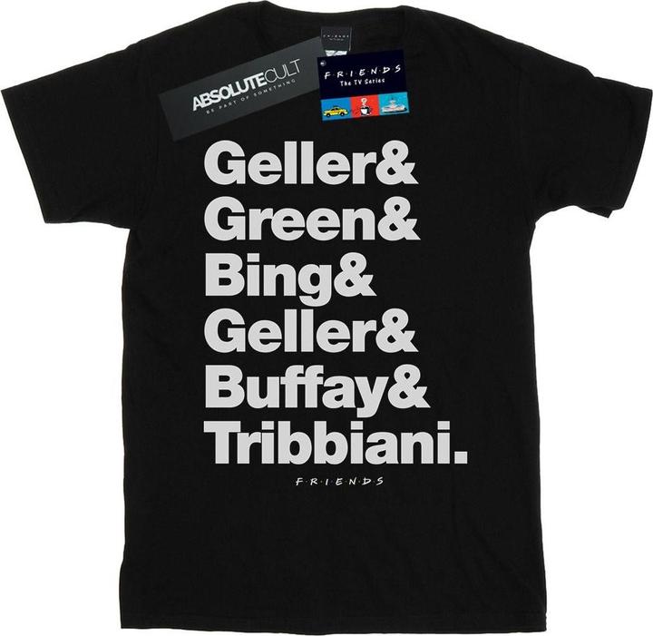 Produktbild Friends Surnames Text TShirt (XL)