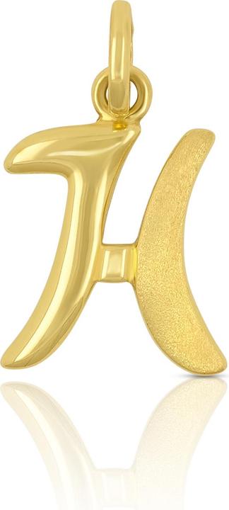 Muau Buchstabe (750/18K Gelbgold)
