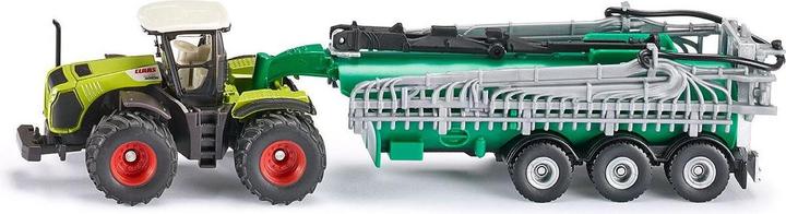 Actual product image Siku Claas Xerion with drum trolley