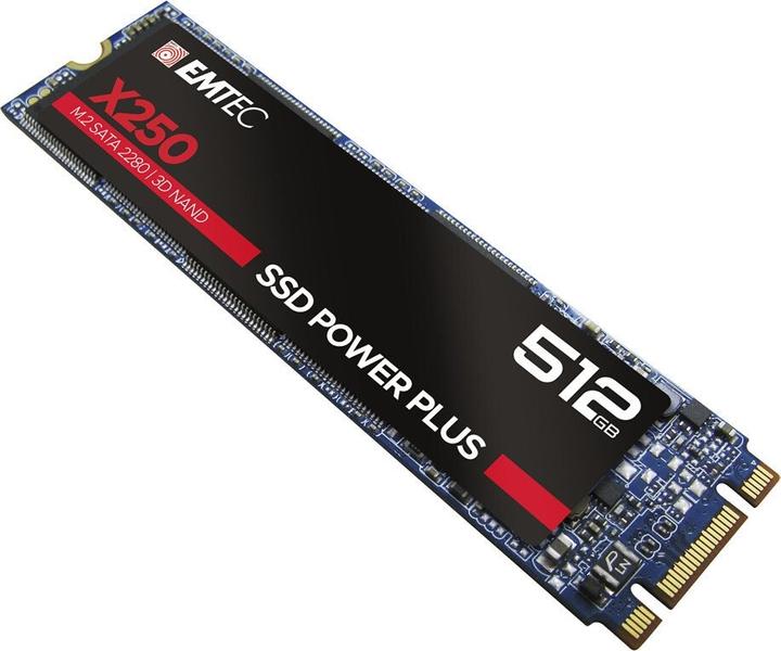 Immagine prodotto Emtec Disco rigido SSD X250 512 GB M.2 2280 SATA III (ECSSD512GX250) (512 GB, M.2 2280)