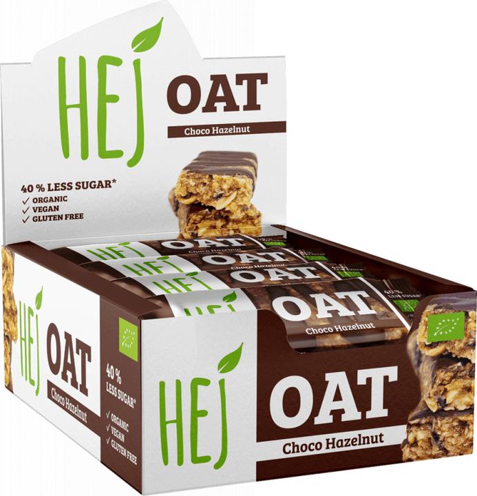 Produktbild HEJ Nutrition Hej Oat (bio) (12 x 45G) (Schokolade, Haselnuss, 12 Stk., 540 g)