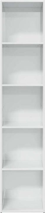 Produktbild VidaXL Bücherregal Hochglanz-Weiss 40x30x189 cm Holzwerkstoff (40 x 30 x 189 cm)