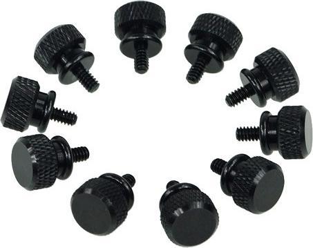 Image du produit Aquatuning Vis à oreilles pour le logement du bigpack noir (10 pièces)
