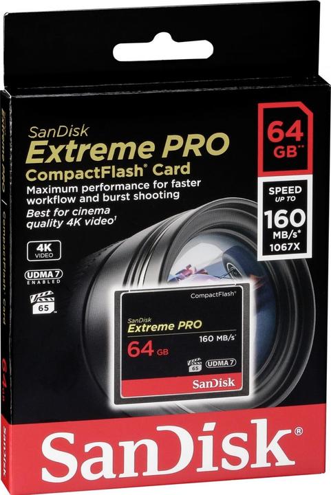 Produktbild SanDisk Extreme Pro Compact Flash (64 GB, CF)